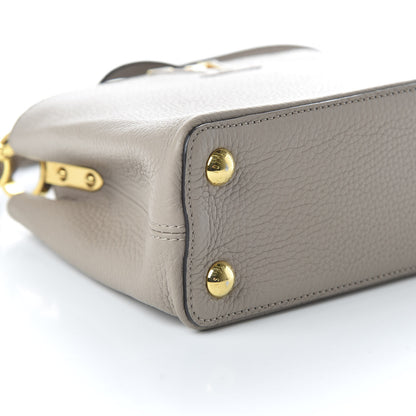 Louis Vuitton Taurillon Capucines BB Galet 6 of 9