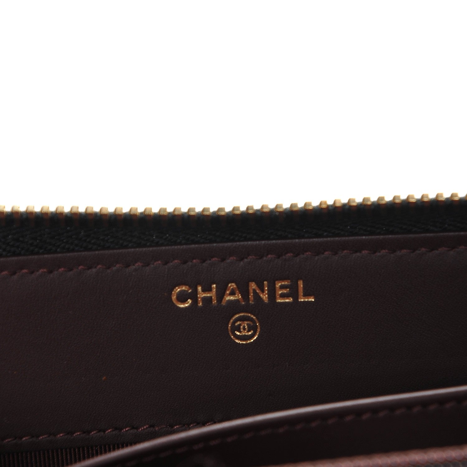 Chanel Caviar Quilted Large Gusset Zip Around Wallet Black 6 of 8