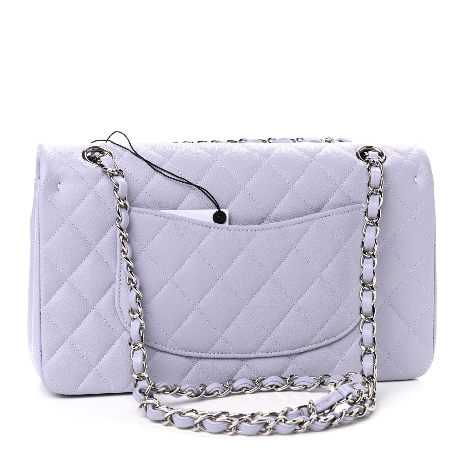 Chanel Caviar Quilted Medium Double Flap Light Purple 2 of 10