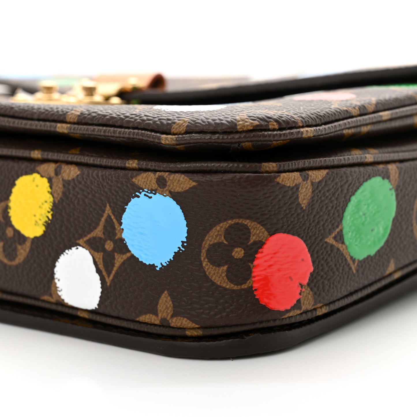 LV x YK Monogram Painted Dots Pochette Métis
