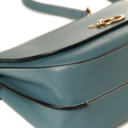 Mulberry Silky Calfskin Amberley Satchel Blue 10 of 14