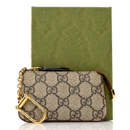 Gucci GG Supreme Monogram Key Case Brown 8 of 8