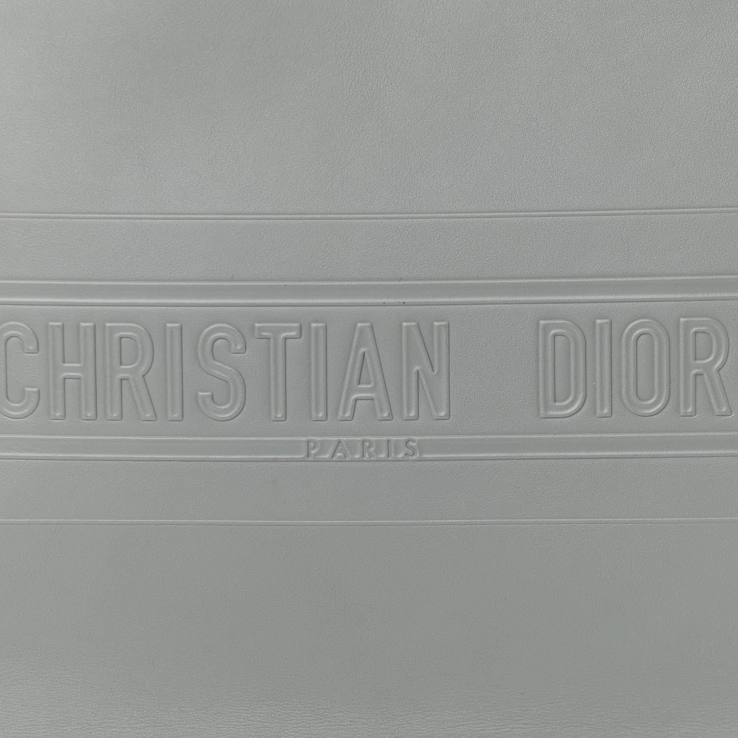 Christian Dior Calfskin Embossed Medium Book Tote Grey 8 of 11