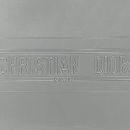 Christian Dior Calfskin Embossed Medium Book Tote Grey 8 of 11