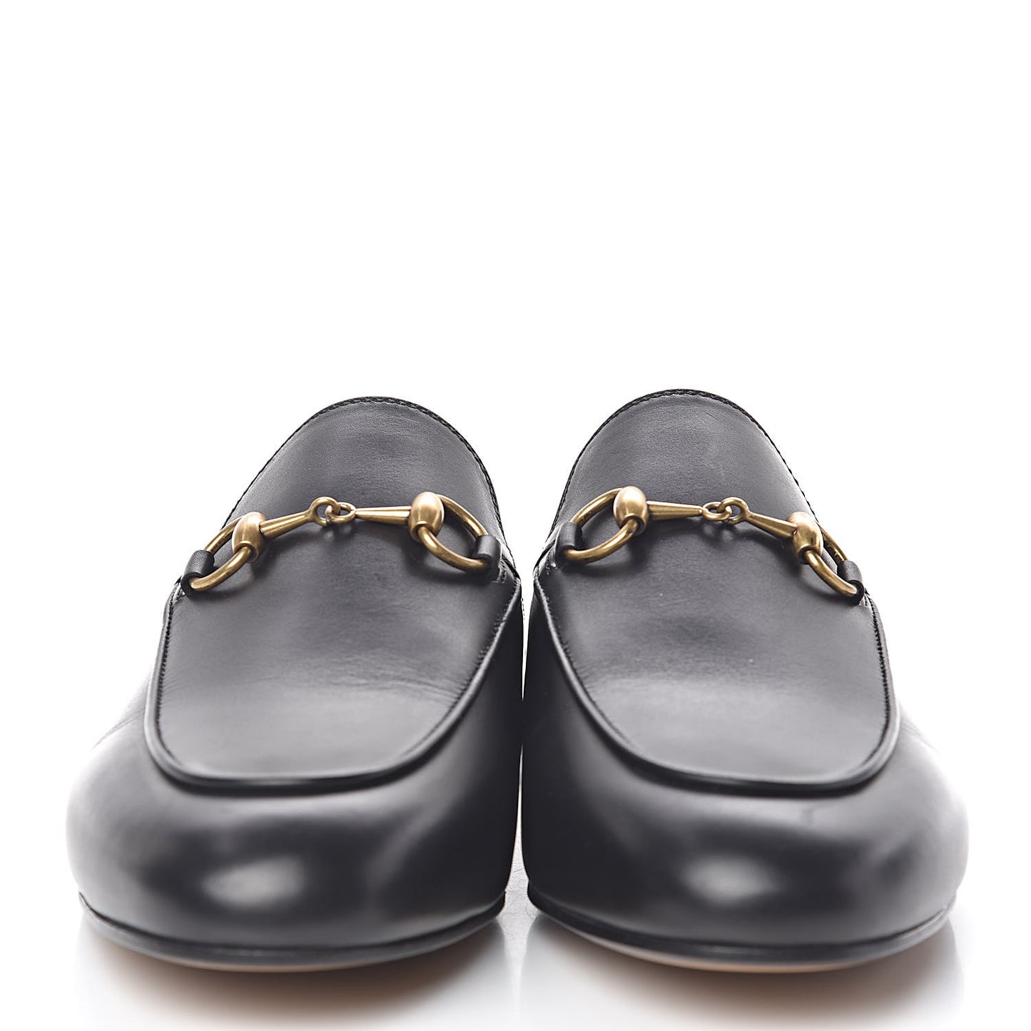 Calfskin Womens Princetown Slippers 36.5 Black