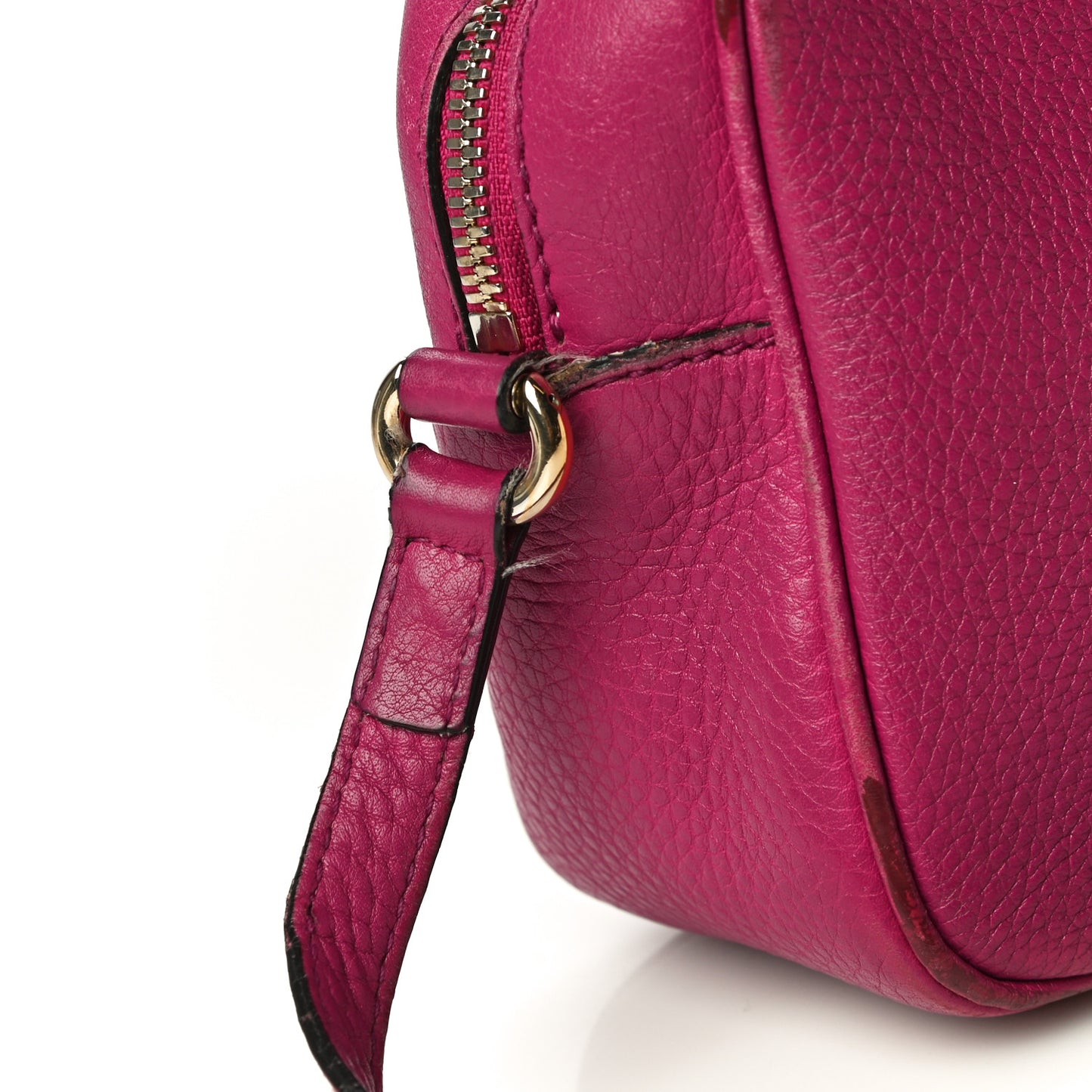 Cellarius Calfskin Small Soho Disco Bag Bright Bouganville
