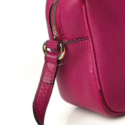 Gucci Cellarius Calfskin Small Soho Disco Bag Bright Bouganville 28 of 33