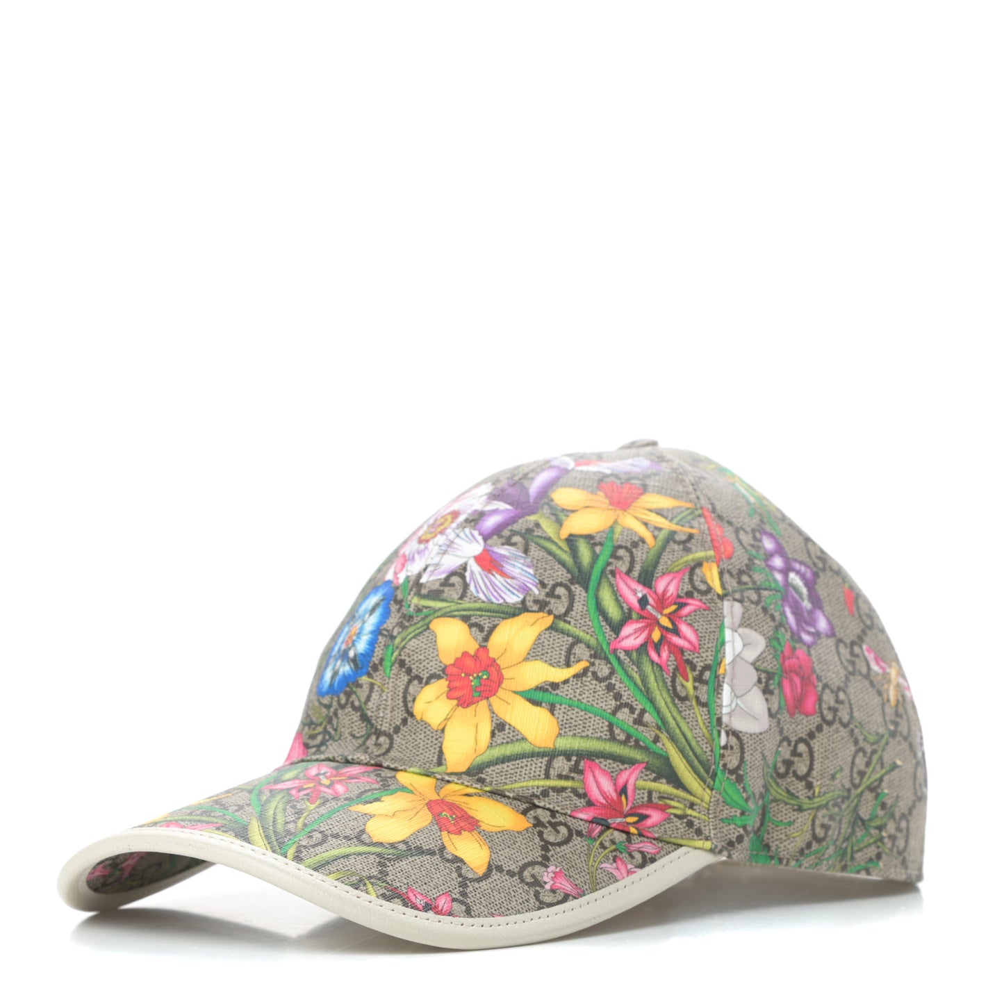 GG Supreme Flora Claudia Baseball Hat 56 S White