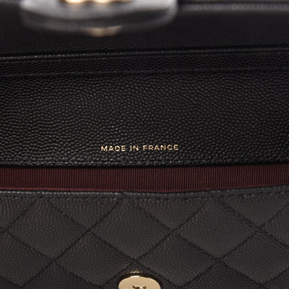 Chanel Caviar Quilted Glasses Case With Chain Black 9 of 12