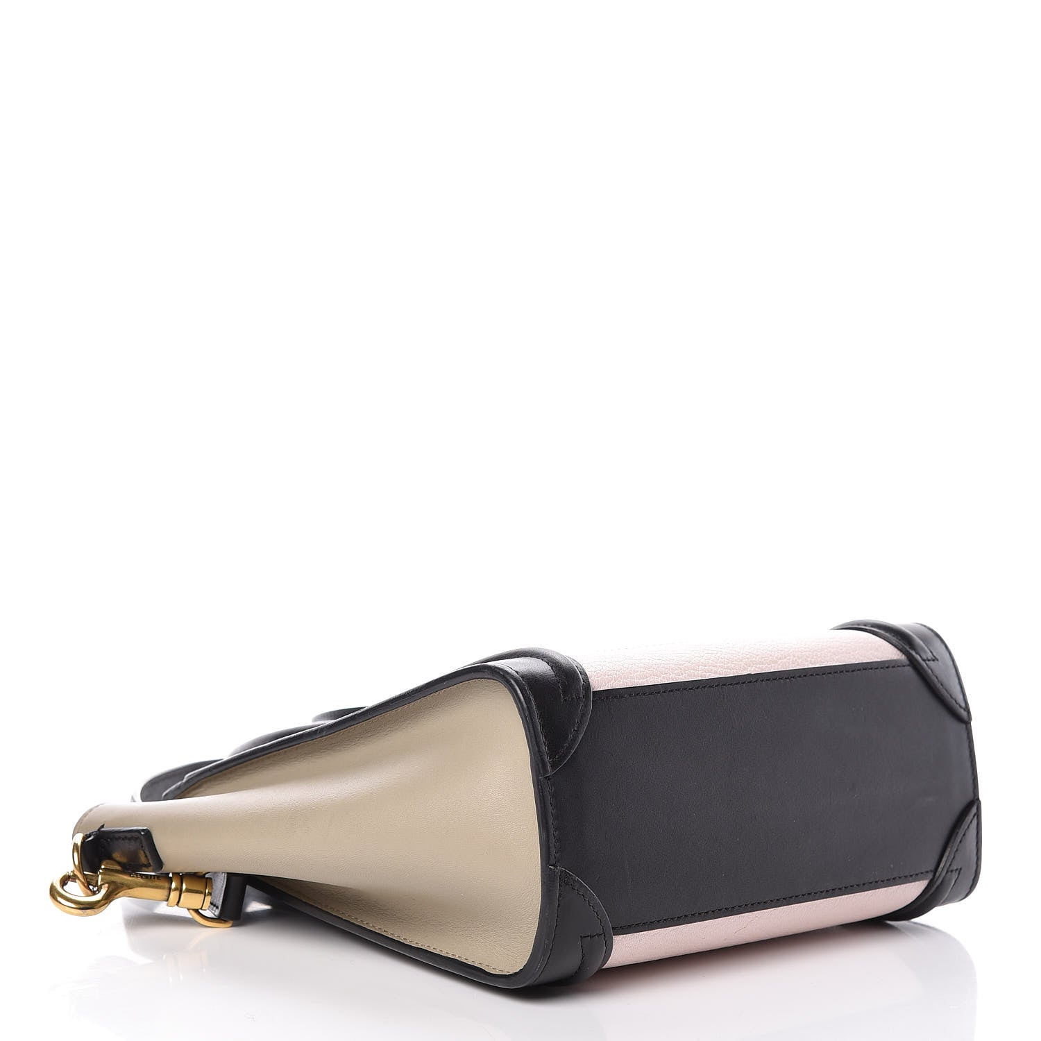 Celine Smooth Drummed Calfskin Nano Tri-Color Luggage Light Rose 4 of 15