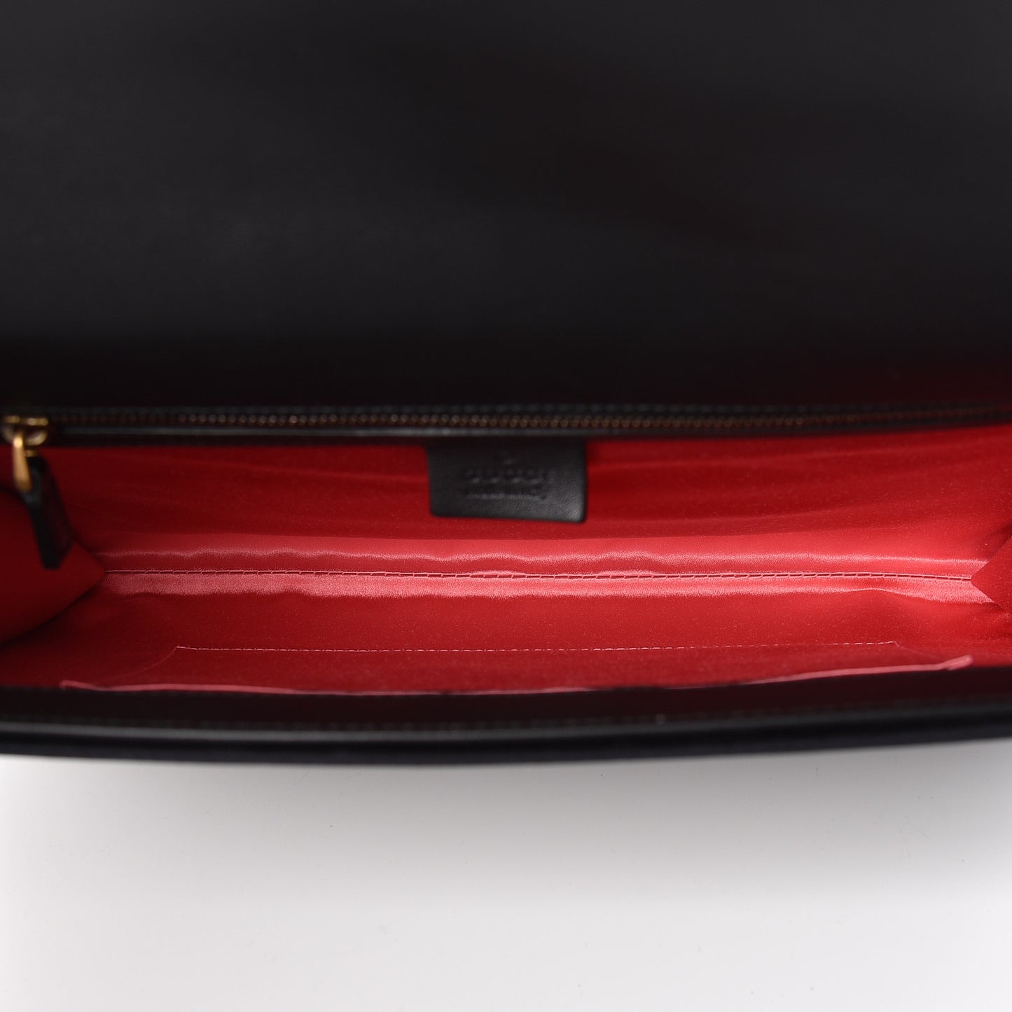 Velvet Matelasse GG Marmont Clutch Black