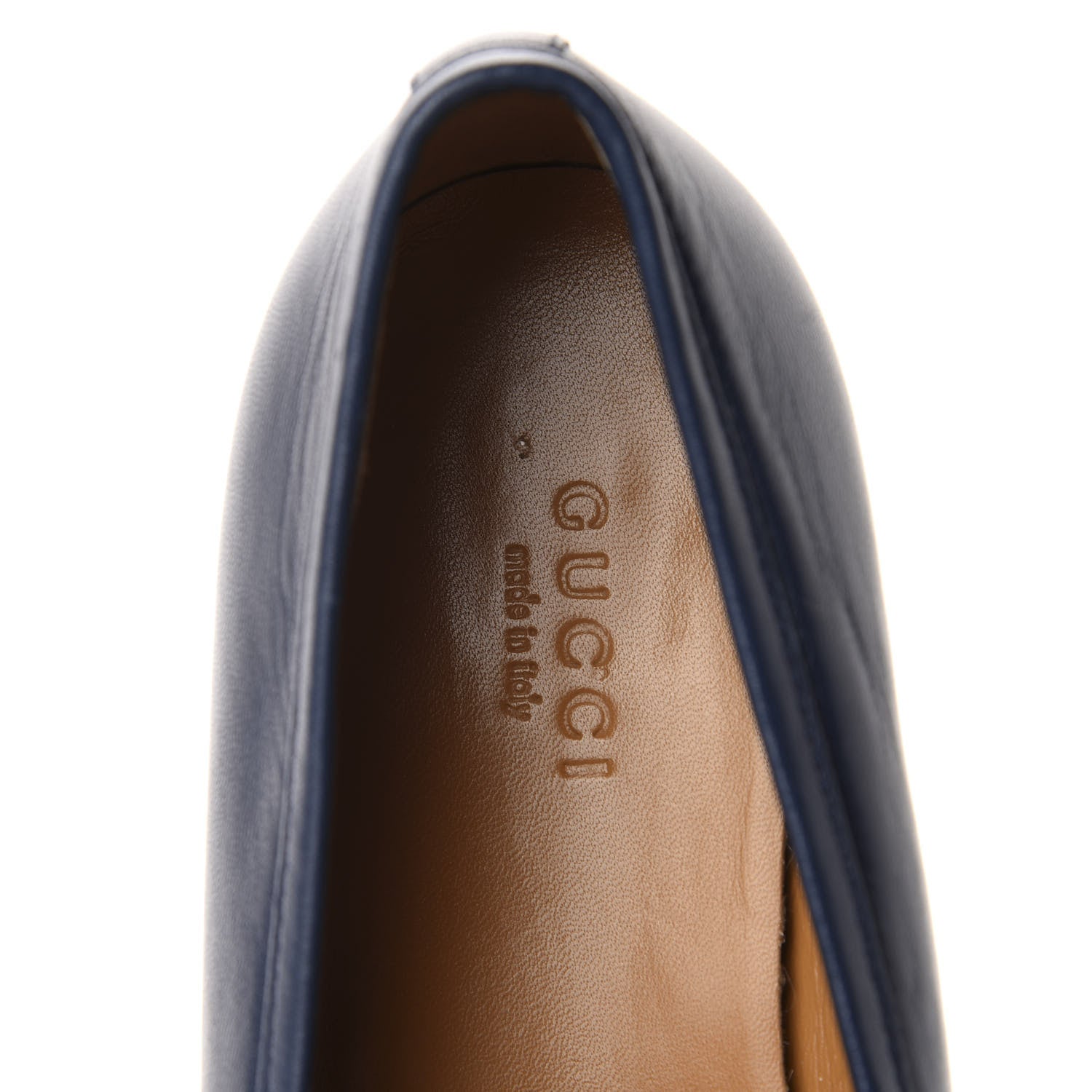 Gucci Malaga Kid Womens Jordaan Loafers 37 Blue Agata 6 of 8