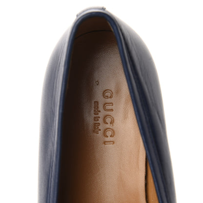 Gucci Malaga Kid Womens Jordaan Loafers 37 Blue Agata 6 of 8