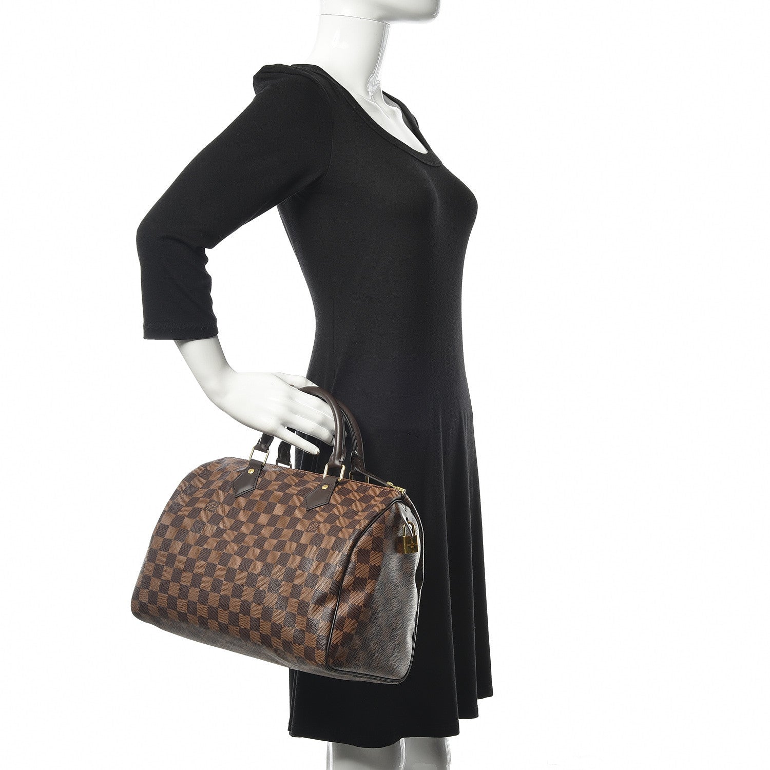 Louis Vuitton Damier Ebene Speedy 30 2 of 10