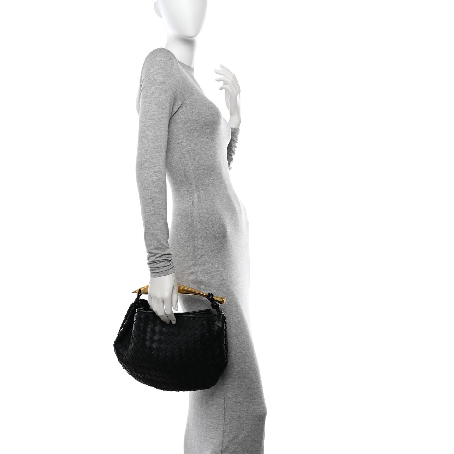Nappa Intrecciato Sardine Bag Black