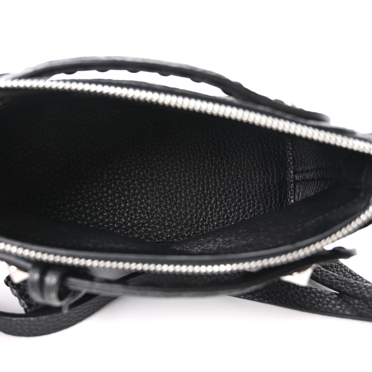 Fendi Cuoio Romano Selleria Sintetica Tape Stitch Mini By The Way Boston Bag Black 5 of 10