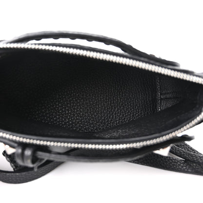 Fendi Cuoio Romano Selleria Sintetica Tape Stitch Mini By The Way Boston Bag Black 5 of 10