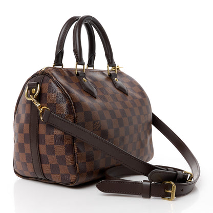Louis Vuitton Damier Ebene Speedy Bandouliere 25 3 of 11