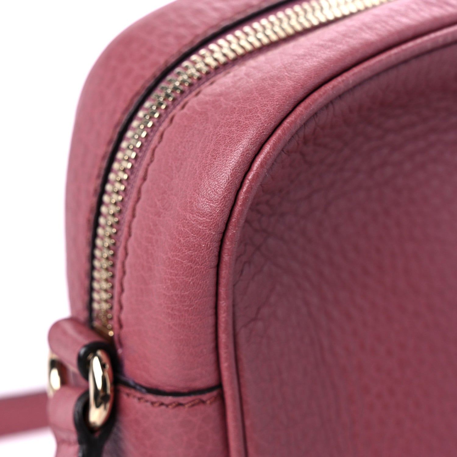 Gucci Pebbled Calfskin Small Soho Disco Bag Peonia Flower 16 of 18