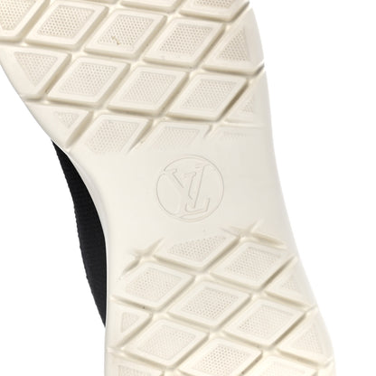 Louis Vuitton Stretch Fabric LV Black Heart Sock Sneaker 39 Black 8 of 12