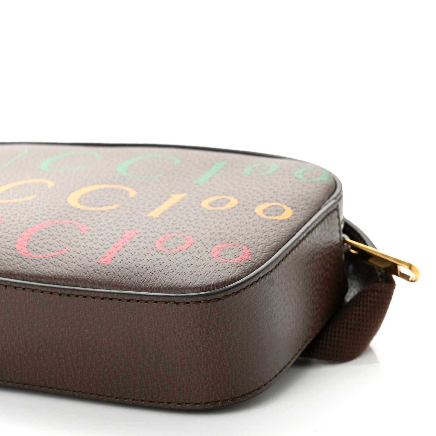 Textured Dollar Calfskin Gucci 100 Aria Belt Bag 80 32 New Acero Multicolor