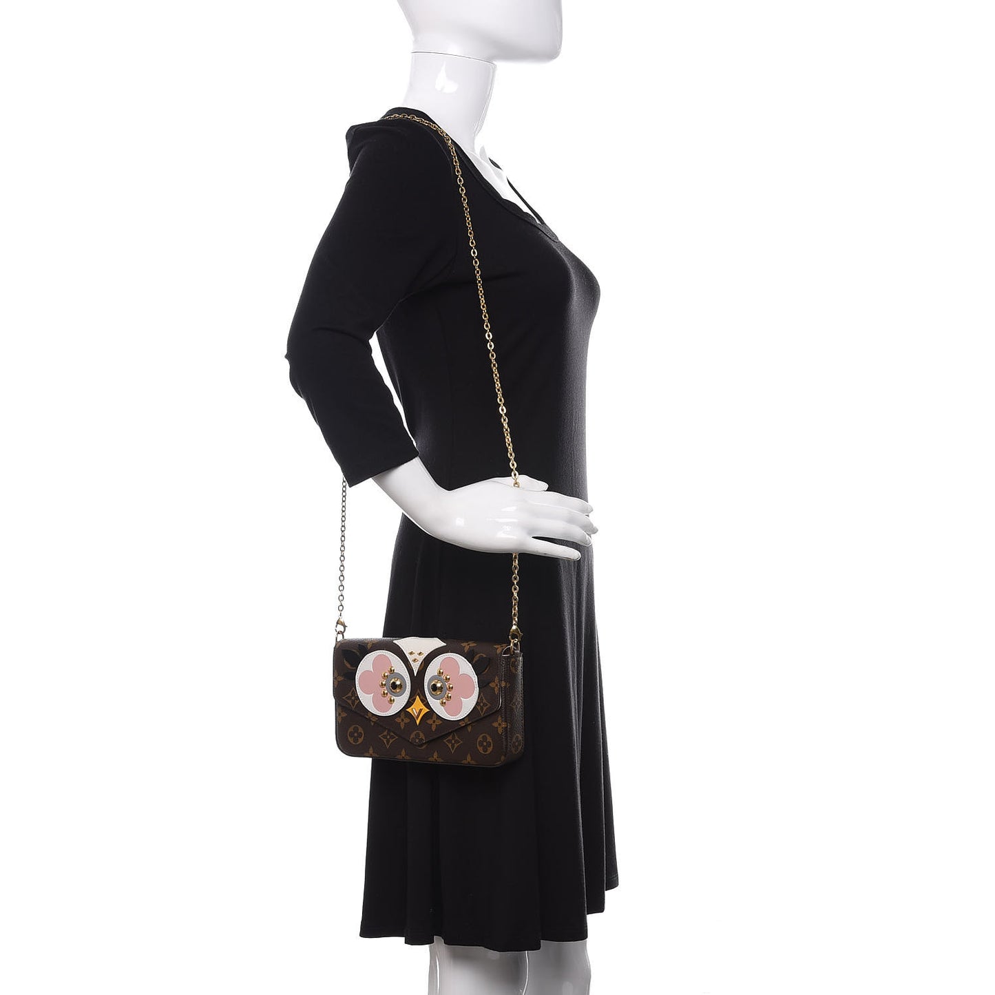 Monogram Lovely Birds Pochette Felicie Chain Wallet