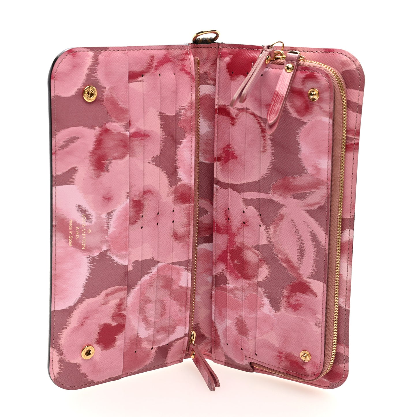 Monogram Articles de Voyage Ikat Insolite Wallet Rose Velours