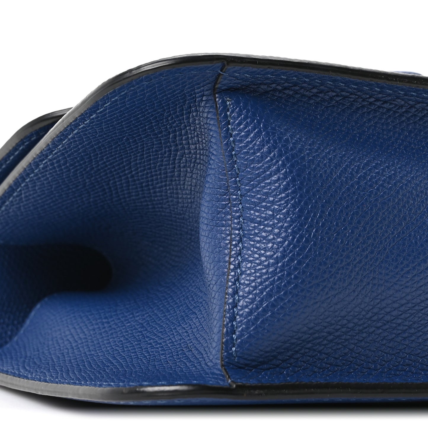 Grainy Calfskin Small VSling Shoulder Bag Blue