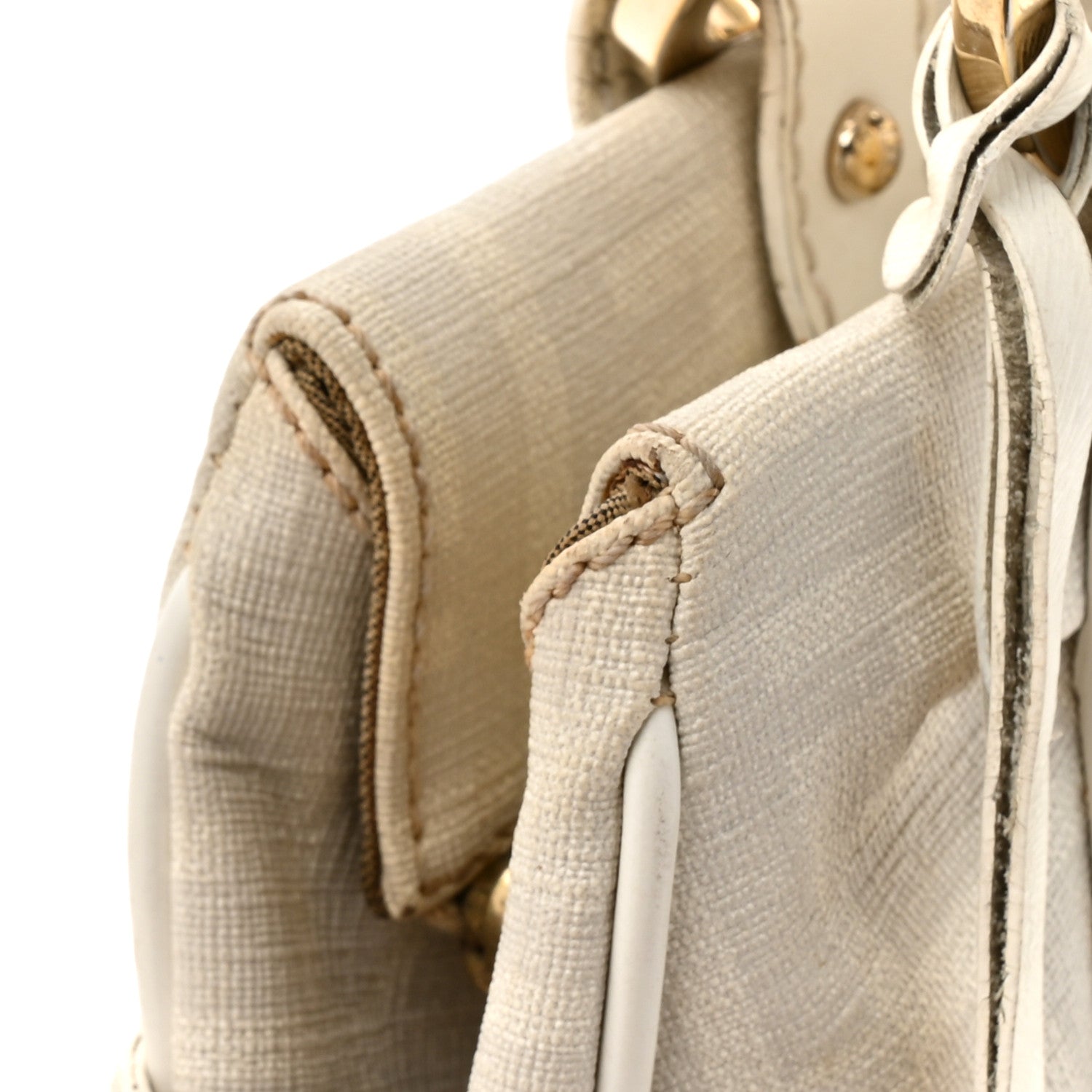 Fendi Zucca Spalmati Large Chef Shopper Tote White 15 of 16