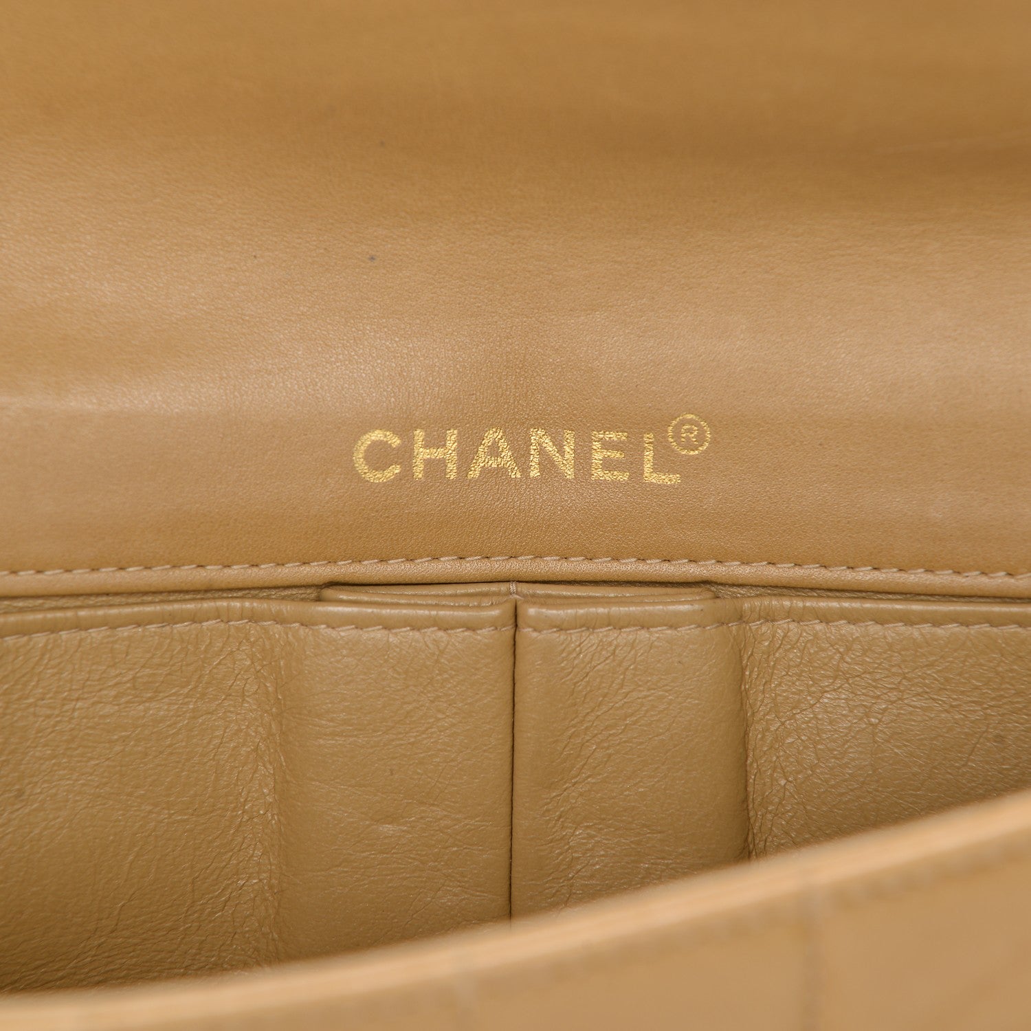 Chanel Lambskin East West Chocolate Bar Flap Beige 6 of 10