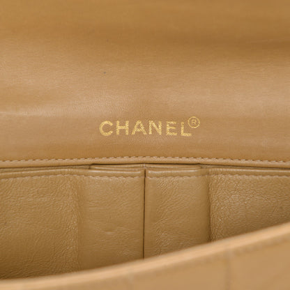 Chanel Lambskin East West Chocolate Bar Flap Beige 6 of 10