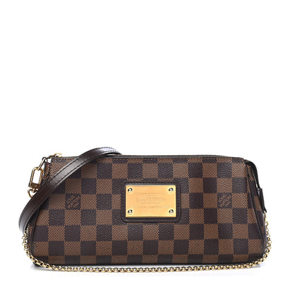 Louis Vuitton Damier Ebene Eva Clutch 1 of 10