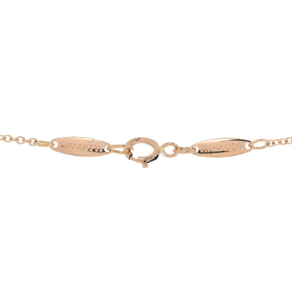 Tiffany 18K Rose Gold 16mm Elsa Peretti Open Heart Pendant Necklace 4 of 5