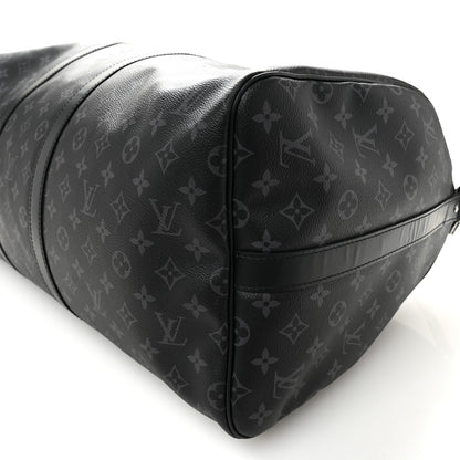 Louis Vuitton Monogram Eclipse Keepall Bandouliere 55 8 of 8