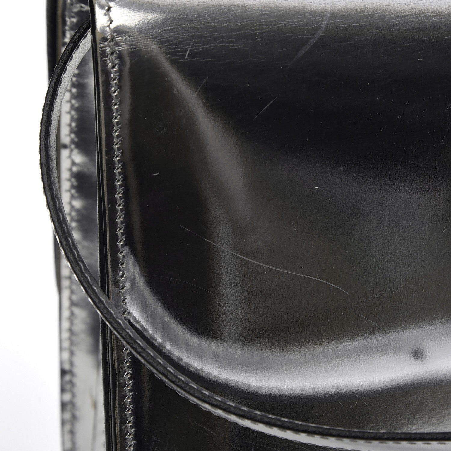 Celine Mirror Box Calfskin Medium Classic Box Flap Bag Silver 9 of 11