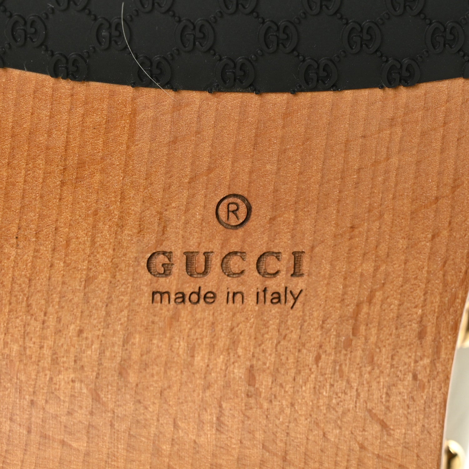 Gucci Calfskin Bamboo Horsebit Clogs 41 Mystic White 8 of 9