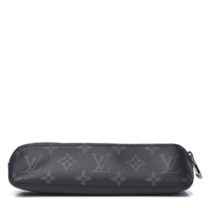 Louis Vuitton Monogram Eclipse Elizabeth Pencil Pouch Black 1 of 10