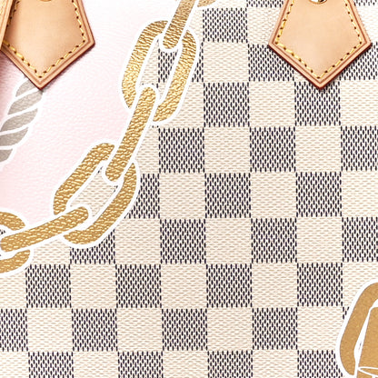 Louis Vuitton Damier Azur Nautical Speedy Bandouliere 25 8 of 10