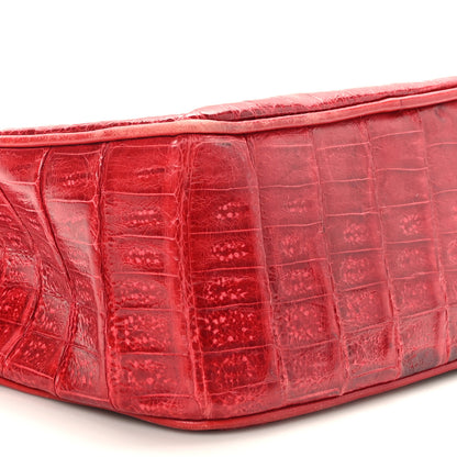 Chanel Alligator Shoulder Bag Red 8 of 10
