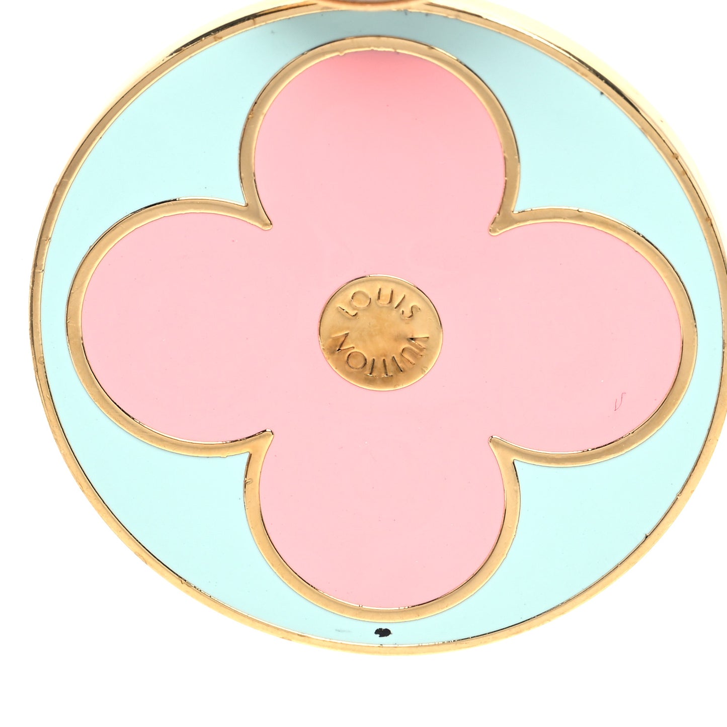 Spring Bag Charm Key Holder Gold