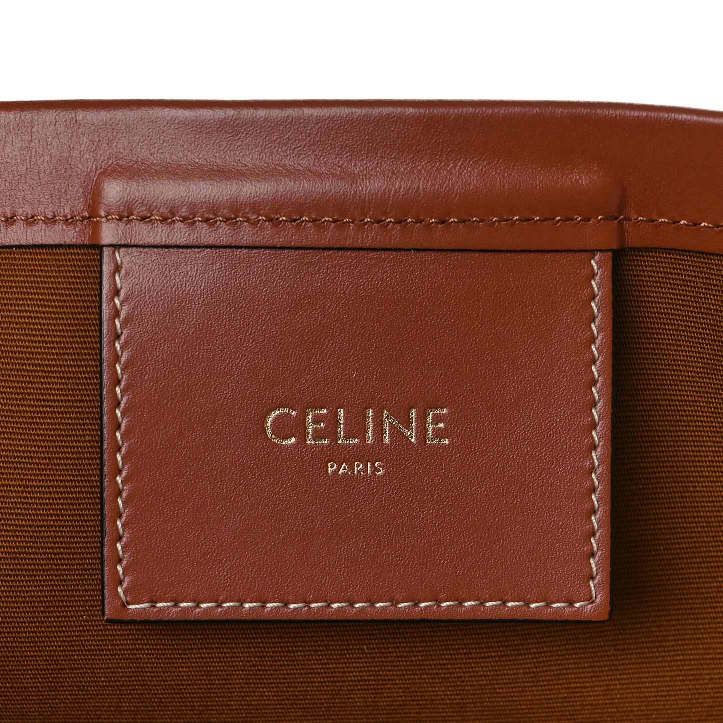 Calfskin Canvas Triomphe Large Couffin White