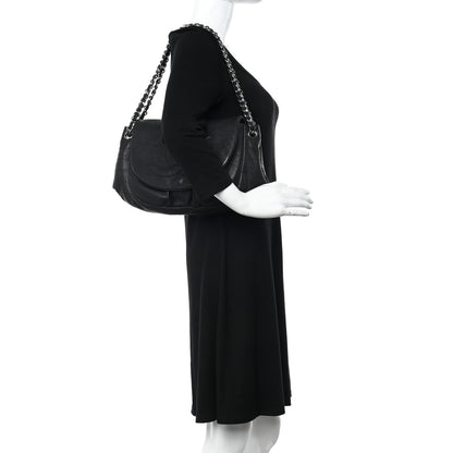Chanel Caviar Half Moon Large Flap Black 2 of 10