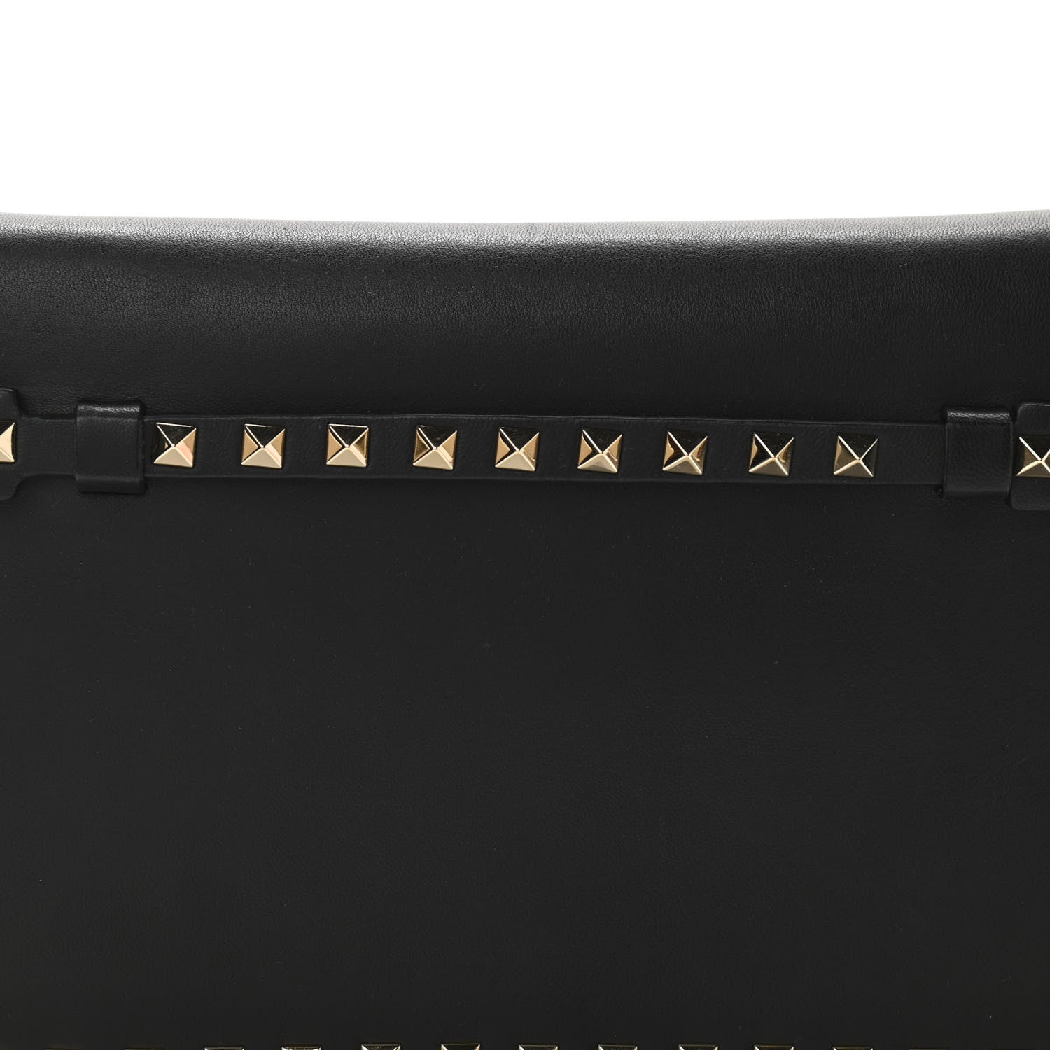 Valentino Garavani Nappa Rockstud Wristlet Clutch Black 7 of 9