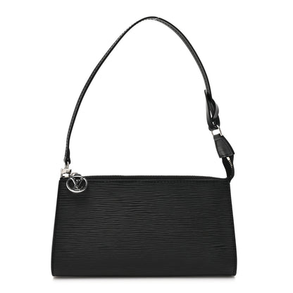 Louis Vuitton Epi Pochette Accessories 21 Black 1 of 10