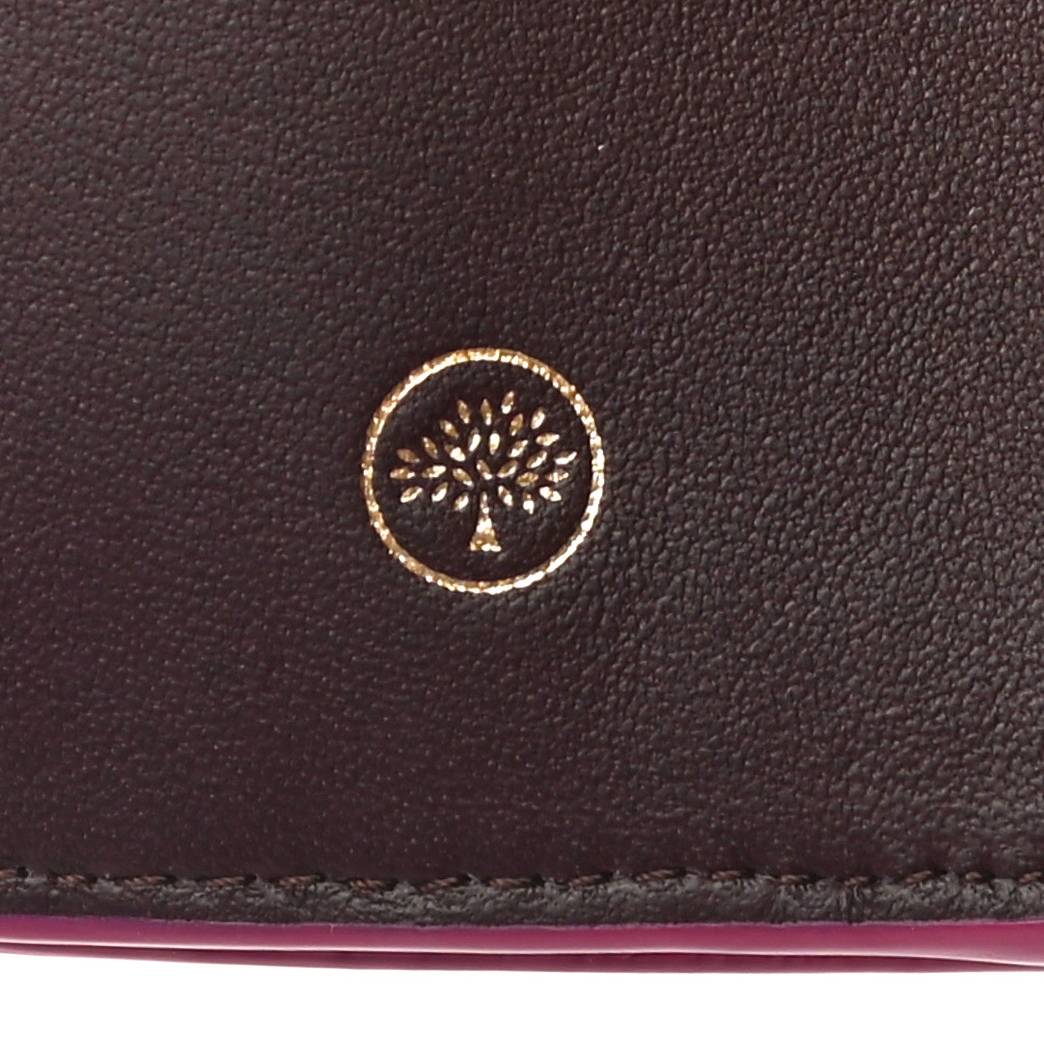 Mulberry Heavy Grain Folded Multi Card Case Wallet Pink 6 of 10