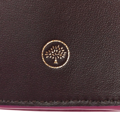 Mulberry Heavy Grain Folded Multi Card Case Wallet Pink 6 of 10