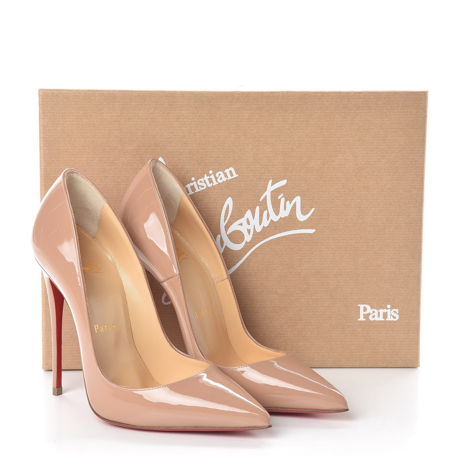 Christian Louboutin Patent So Kate 120 Pumps 36 Nude 8 of 8