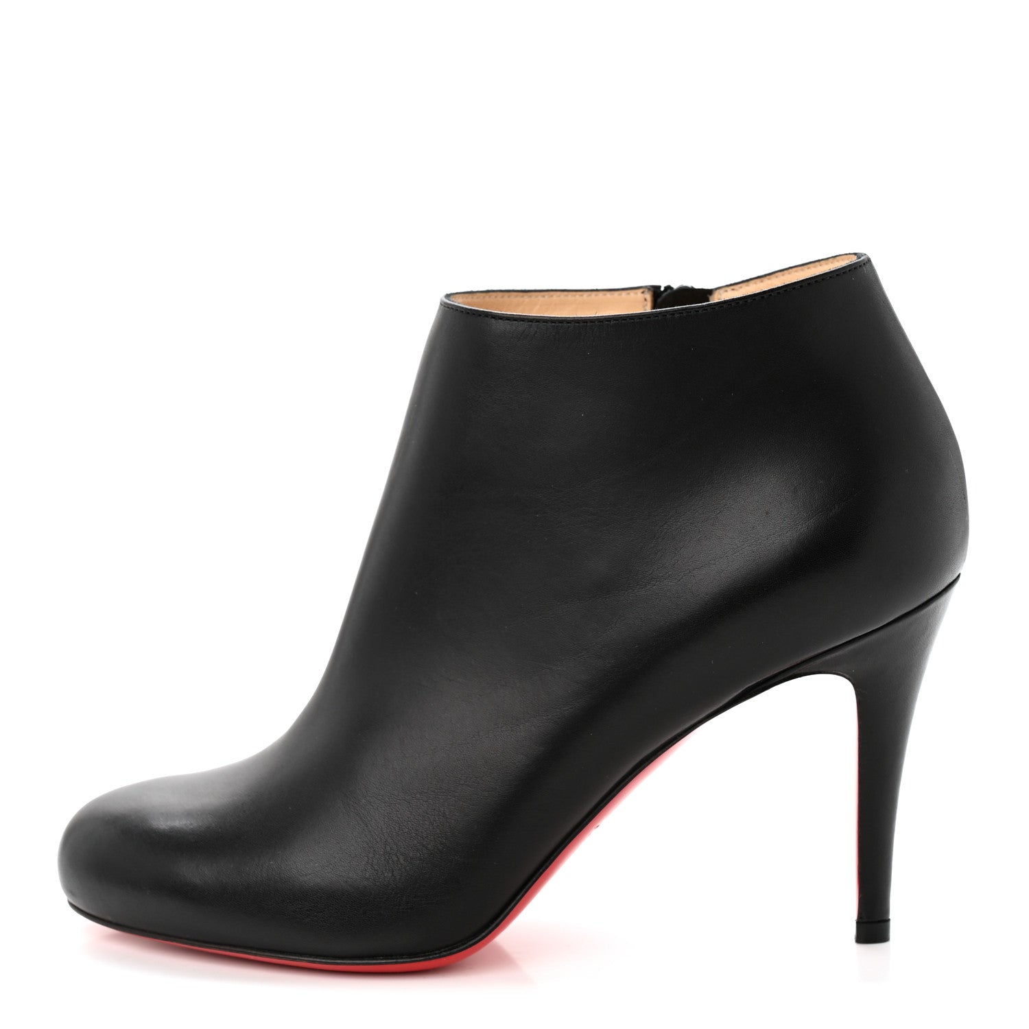 Christian Louboutin Calfskin Belle 85 Ankle Boots 37 Black 1 of 6
