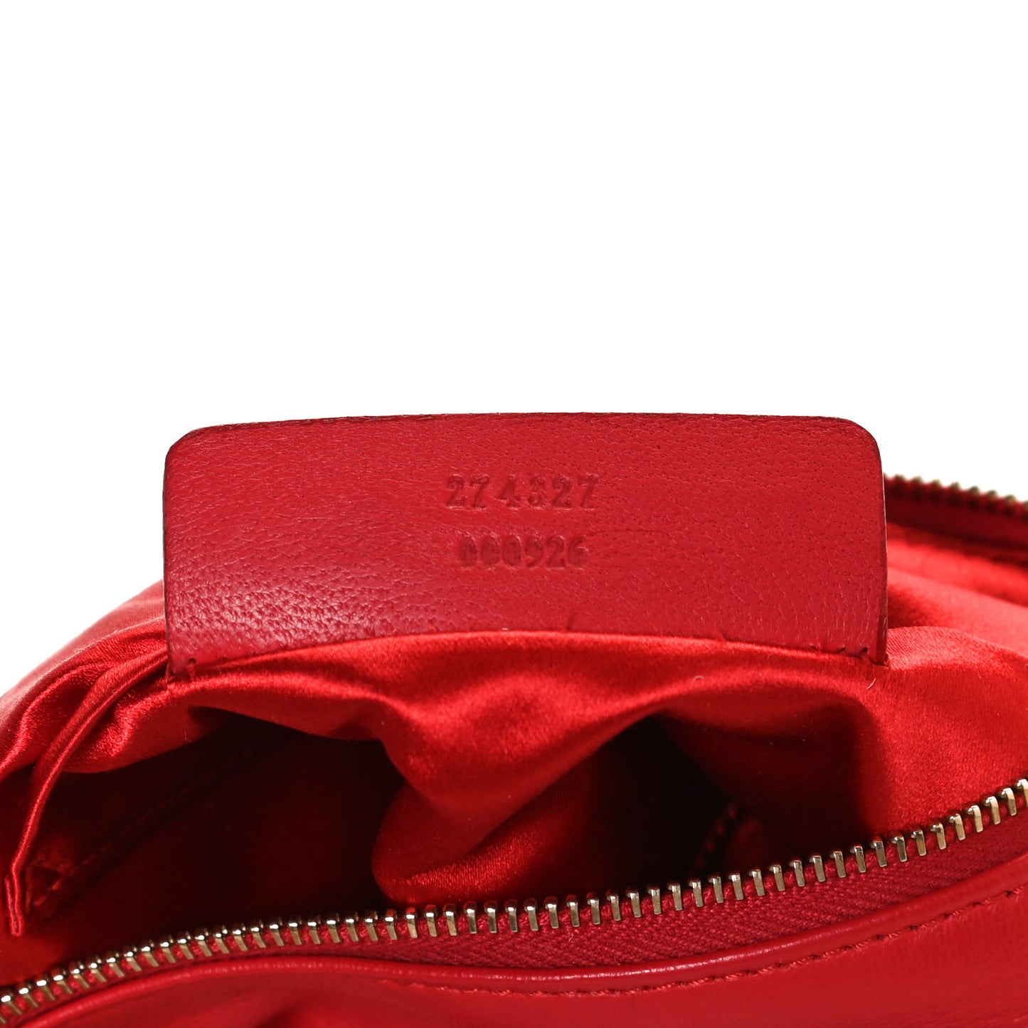 Calfskin Skull Crossbody Bag Red
