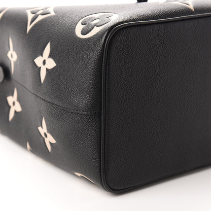 Louis Vuitton Empreinte Monogram Giant Neonoe MM Black Beige 8 of 12